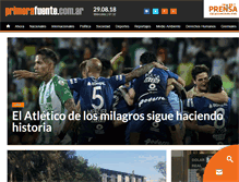 Tablet Screenshot of primerafuente.com.ar